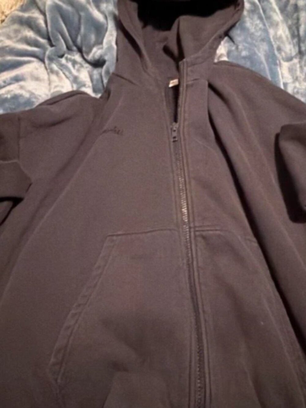 Comfort zip up oversized Small.